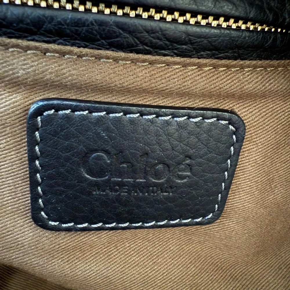 Authentic Chloe Marcie Pebbled Leather Tote - Picture 2 of 13